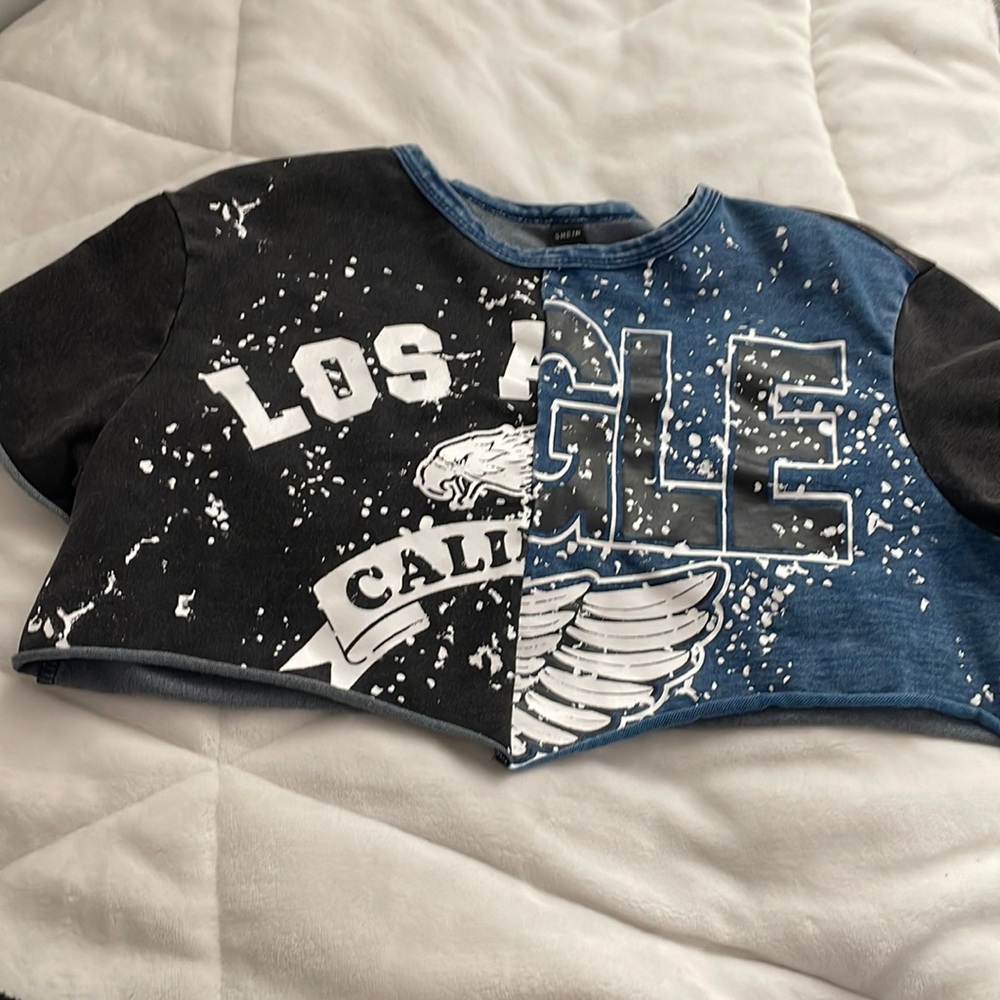 Shein super cropped t-shirt New never worn